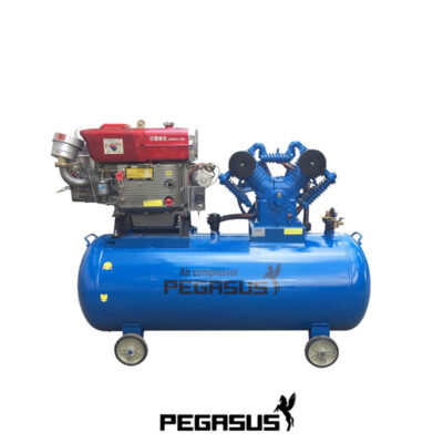 MÁy NÉn KhÍ ĐẦu NỔ ChẠy BẰng XĂng 120 Lít 3hp áp 8kg Tm V 0.258 120l